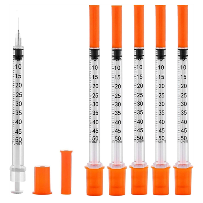 100P 1ml Syringe With Needle